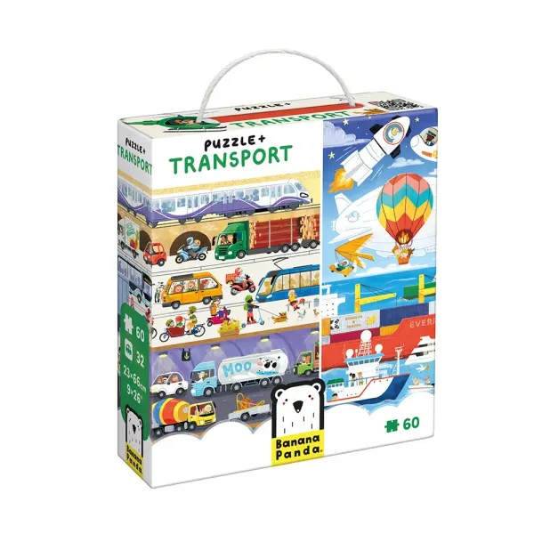 Banana Panda- Puzzle + Transport 4+