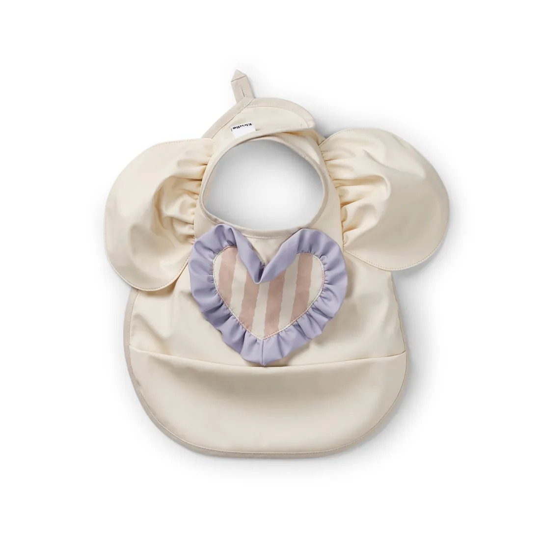ELODIE-Baby Bib - Oat White ELODIE-Baby Bib - Oat White