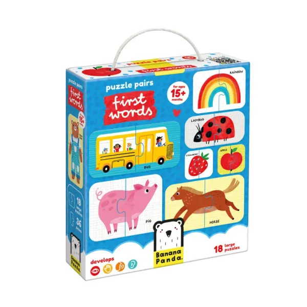 Banana Panda- Puzzle Pairs First words 15m+