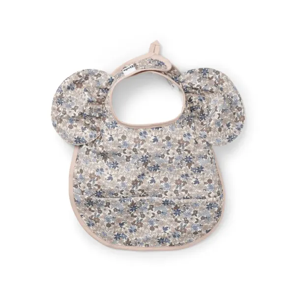 ELODIE-Baby Bib - Blue Garden