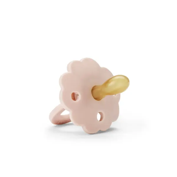 ELODIE- Binky Bloom- Silicone 3+ months - Powder Pink 2