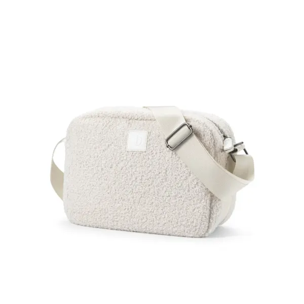 ELODIE-Changing Bag Crossbody - White Bouclé 2