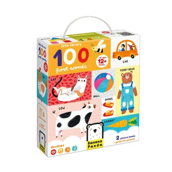 Banana Panda- Little Library 100 First Words 12m+ 2