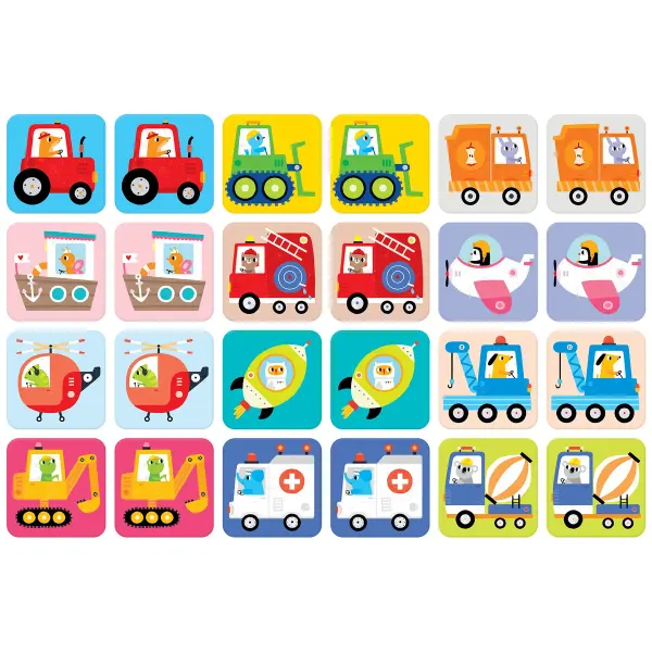 Banana Panda-Suuuper Size Memory Game Vehicles 2+ 2