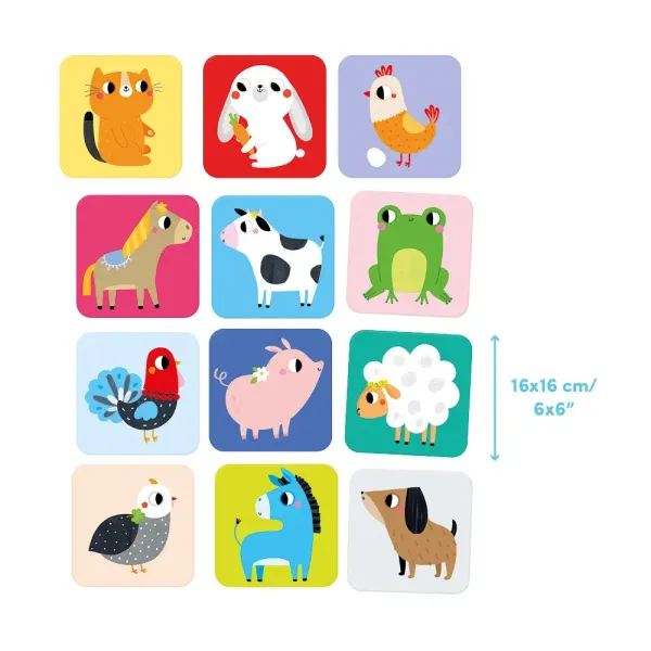 Banana Panda- Suuuper Size Memory Game Farm Animals 2+ 2