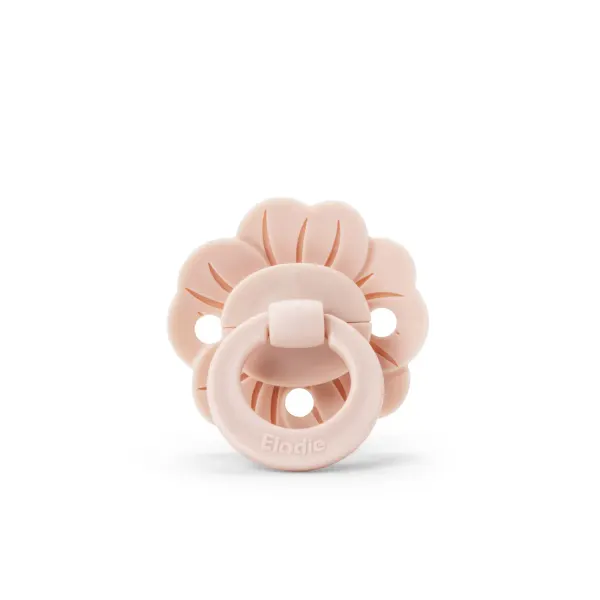 ELODIE- Binky Bloom- Silicone 3+ months - Powder Pink