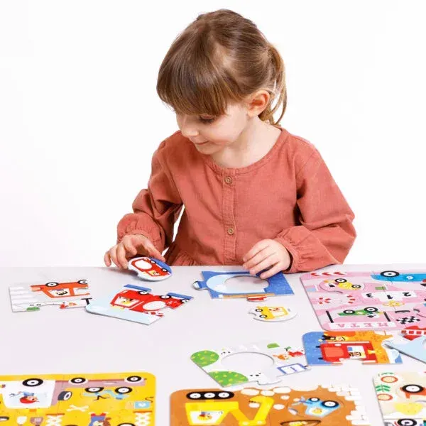 Banana Panda- Match the Vehicles Puzzles 2+ 2