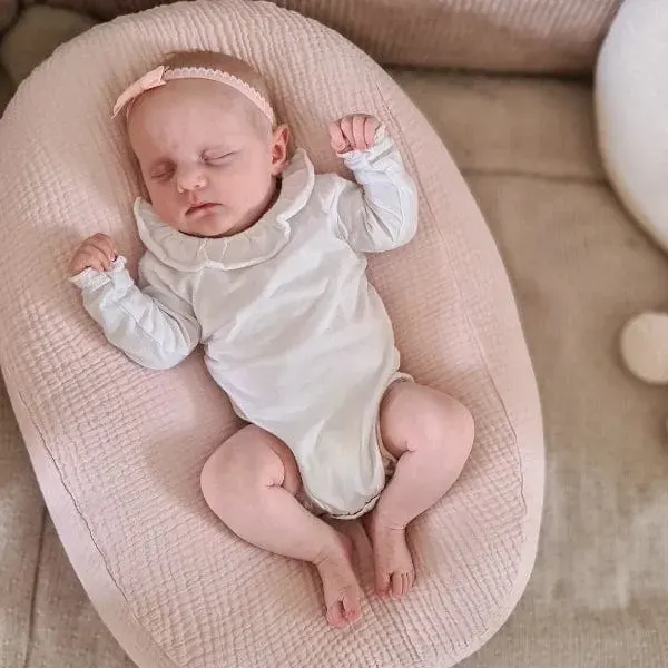 Ilmaha-Relax cover for feeding pillow hydrophilic | Light pink 2