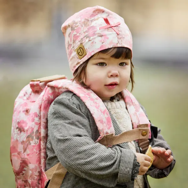 ELODIE-Light Beanie - River Rose(SIZES 0-3YRS) 2
