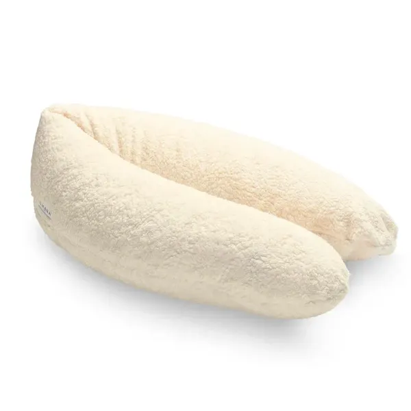 Ilmaha-Nursing pillow cover teddy | Ecru
