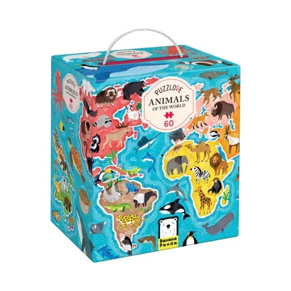 Banana Panda- Puzzlove Animals of the World (60 pcs)