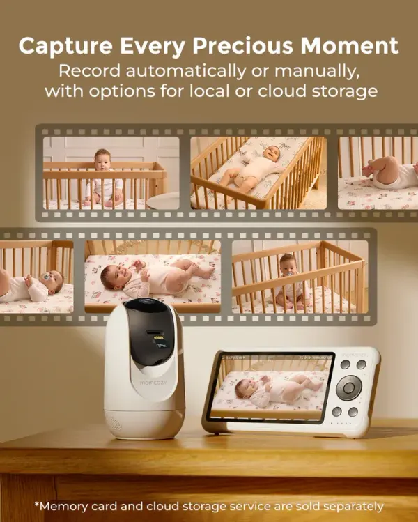 Momcozy - 5 -Inch Dual-mode Smart Baby Monitor - BM04 2