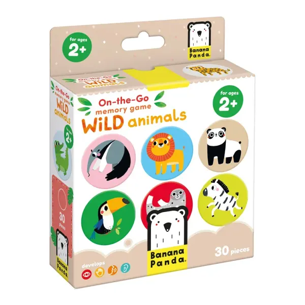 Banana Panda- On-the-Go Puzzle Memory Game Wild Animals