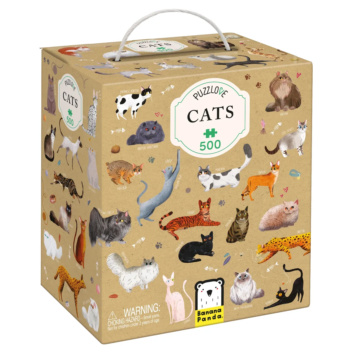 Banana Panda- Puzzlove Cats (500 pcs) Banana Panda- Puzzlove Cats (500 pcs)