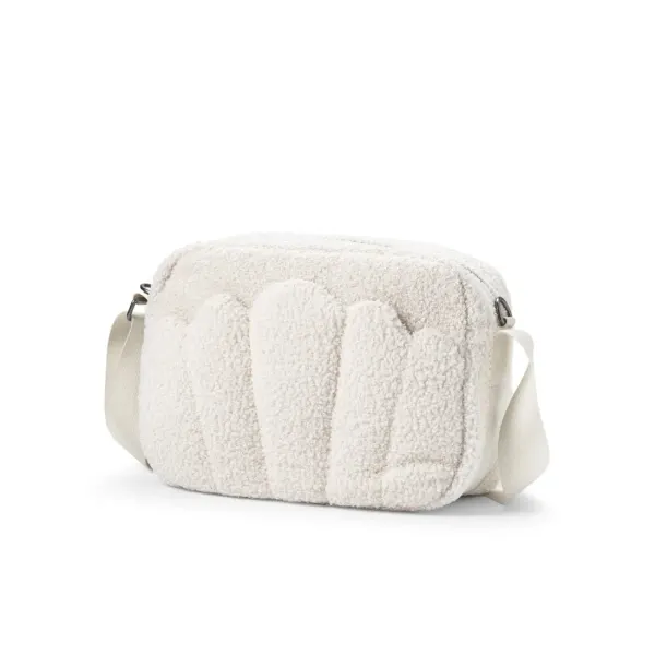ELODIE-Changing Bag Crossbody - White Bouclé