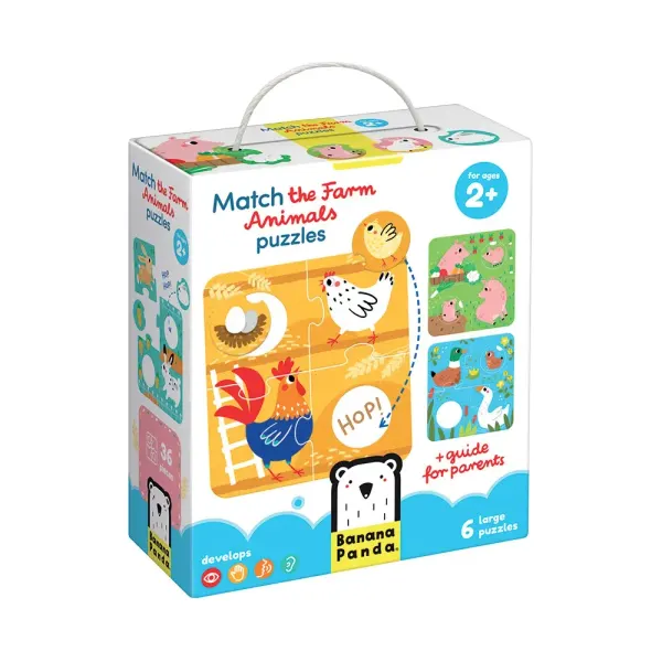 Banana Panda- Match the Farm Animals Puzzles