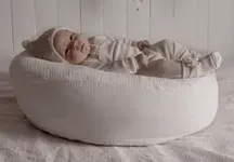 Ilmaha-Relax cover for feeding pillow hydrophilic | Ecru 2