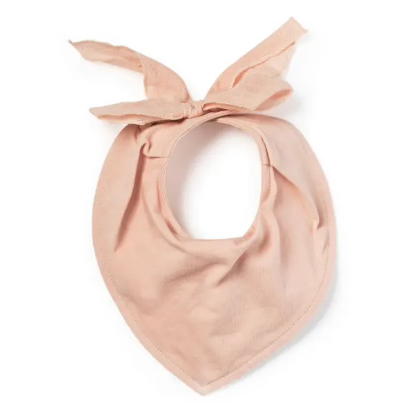 ELODIE - Drool Bib - Powder Pink