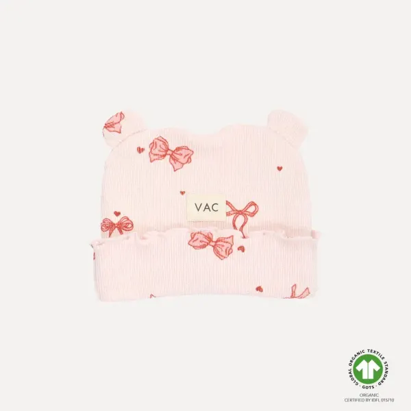 VacVac Studio Belle Beanie with Ears - newborn