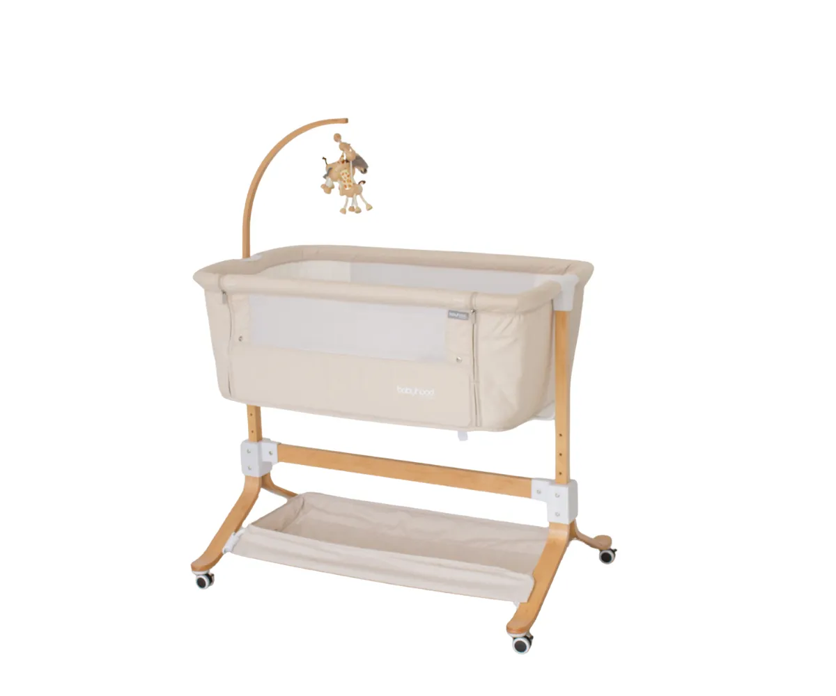 Babyhood Kaylula Co Sleeper Cradle – Sand Babyhood Kaylula Co Sleeper Cradle – Sand
