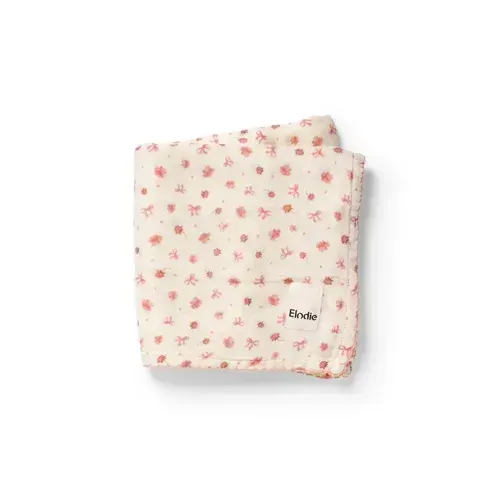 ELODIE - Bamboo Muslin Blanket Petit River Rose