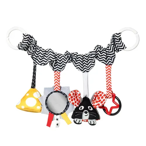 BabyOno Cheese & Skip Educational baby toy for pram