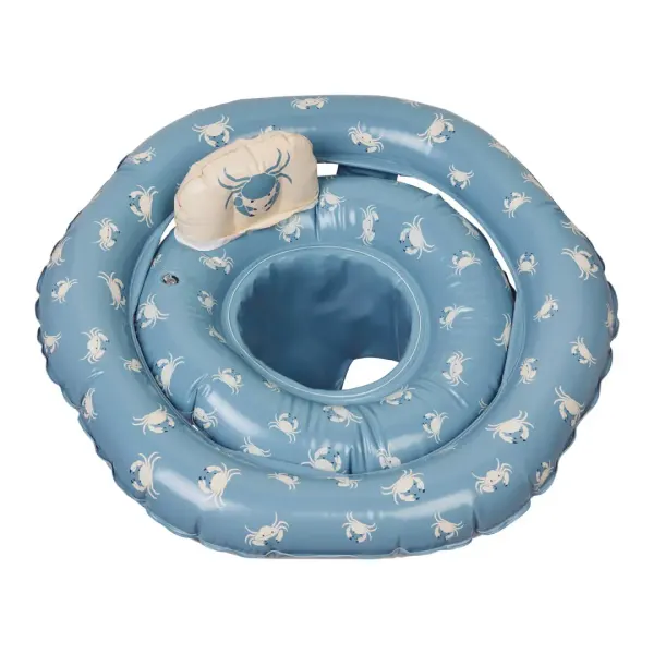 Vanilla Copenhagen Baby Float Ring - Blue Shadow Craby