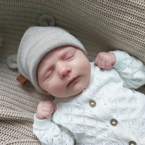 Maylily Merino Baby Hat - Beige 1-6 months 2