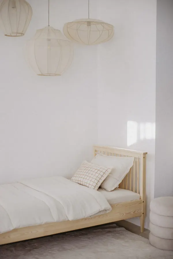 Malomi Washed Cotton Bedding Set Stars Natural 2