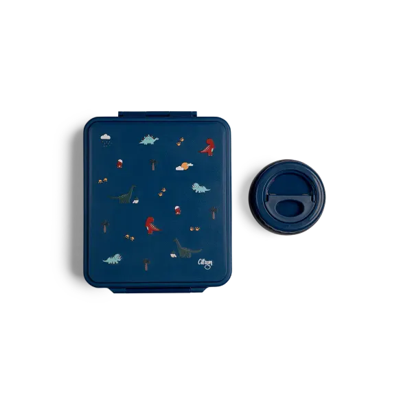 Citron Grand Lunchbox (Includes Lunchbox & Thermal 250ml Jar) - Dino