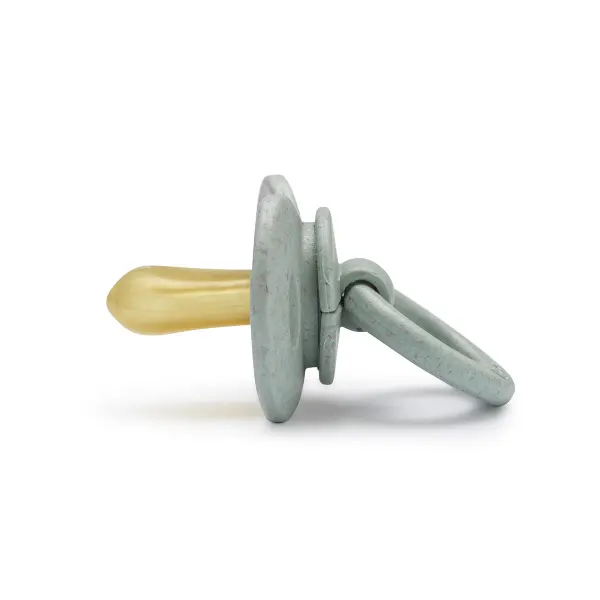 ELODIE Bamboo Pacifier Natural Rubber 0-6 months - Mineral Green 2