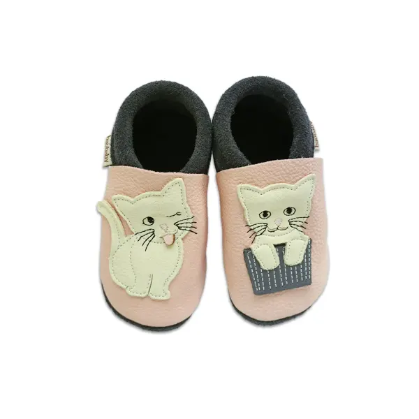Baobaby Soft Sole Baby shoes, Classics, Cat’s Kiss pink 2
