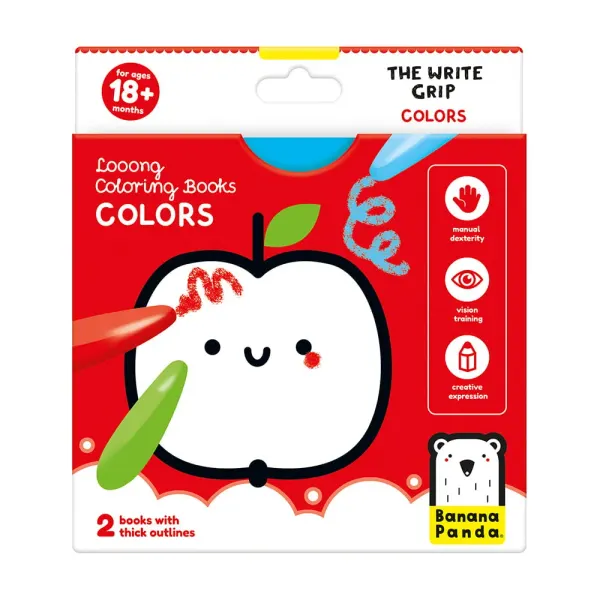 Looong Coloring Books The Write Grip - Colors