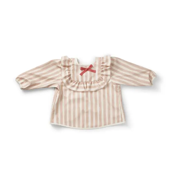 ELODIE - Longsleeved Baby Bib - Candy Stripes