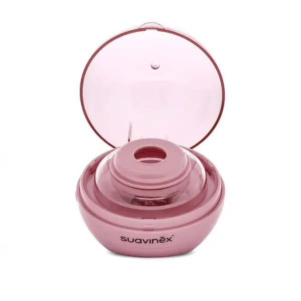 SUAVINEX Portable UV Soother Sterilizer – Powder Pink