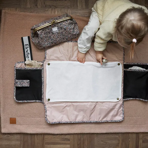 ELODIE - Toiletry Bag Zip&Go™ - Blue Garden 2