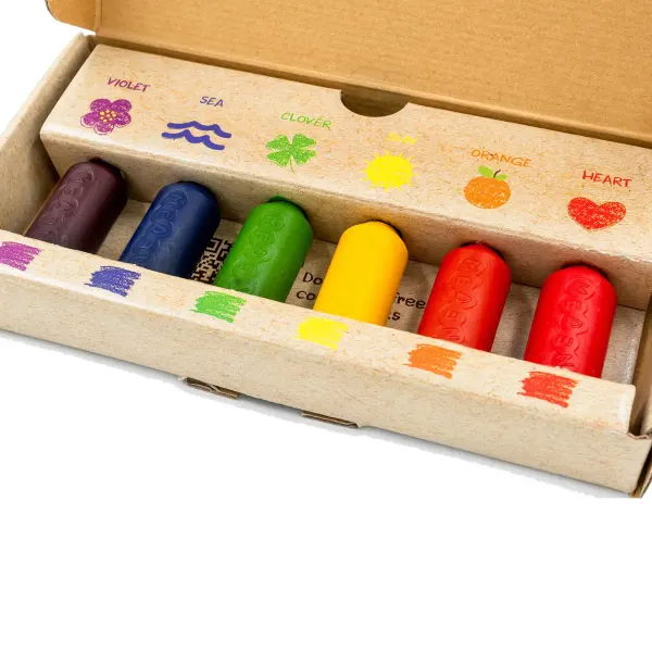Medenka Beeswax Crayons Junior (6 colors) 2