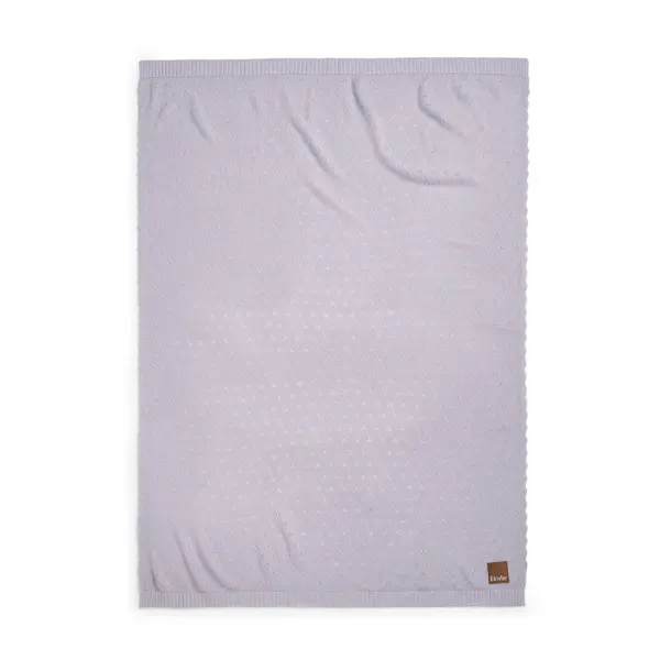 ELODIE - Pointelle Blanket - Lavender Love 2