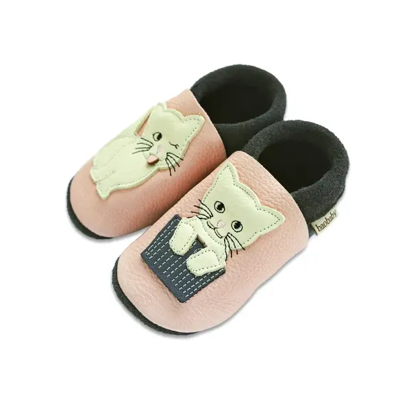 Baobaby Soft Sole Baby shoes, Classics, Cat’s Kiss pink