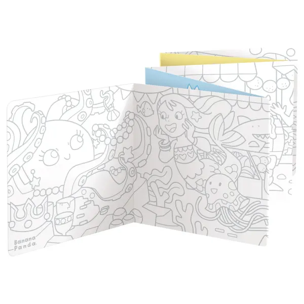 Banana Panda Looong Coloring Books - I Love Coloring Mermaids 2