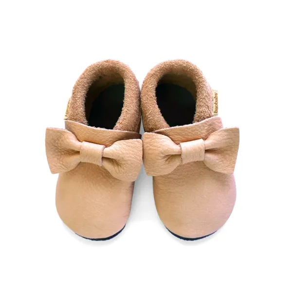 Baobaby Soft Sole Baby Shoes, Pirouettes, Powder 2