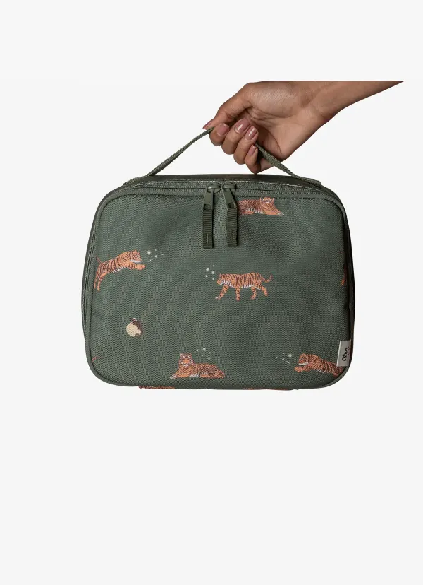 Citron Insulated Square Lunch bag - Tiger