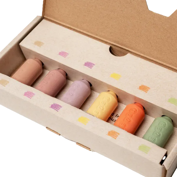 Medenka Beeswax Crayons Junior PASTEL (6 colors) 2
