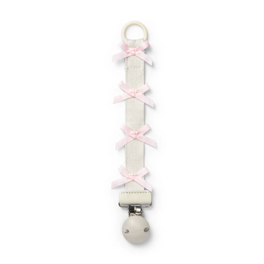 ELODIE - Pacifier Clip Wood - All About Bows ELODIE - Pacifier Clip Wood - All About Bows