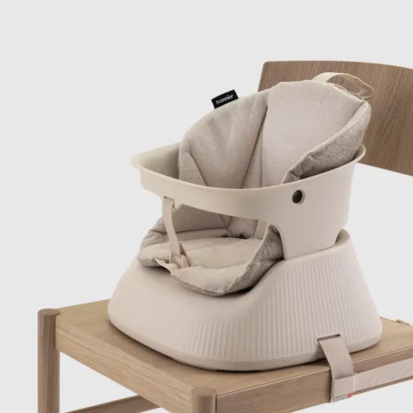Hannie The Portable High Chair - White Sand 2