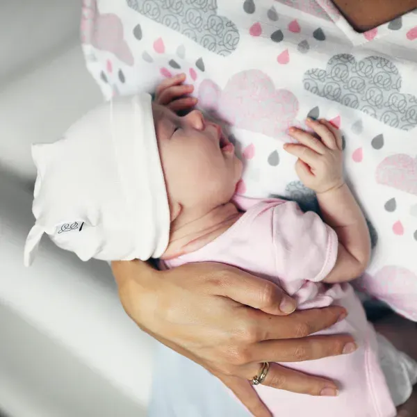 Maylily Bamboo Baby Hat - Beige 1-6 months 2