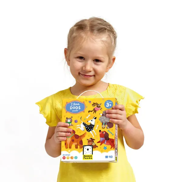 Banana Panda I Love Dogs Puzzle 3+ 2