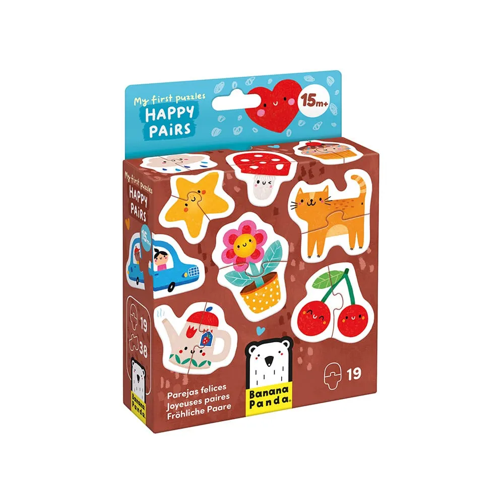 Banana Panda My First Puzzles Happy Pairs 15m+ Banana Panda My First Puzzles Happy Pairs 15m+