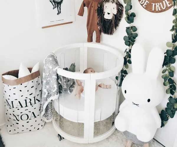 Babyhood Kaylula Sova Cot Clear White Package 2
