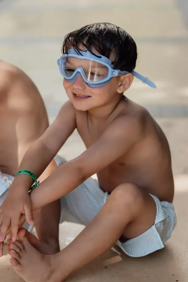 Vanilla Copenhagen Swim Mask - Azure Blue 2